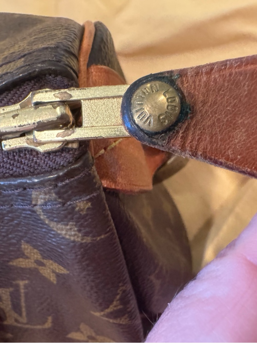 Classic! Timeless! Authentic Louis Vuitton Brown Speedy! With Sleeper Bag! - Picture 6 of 11